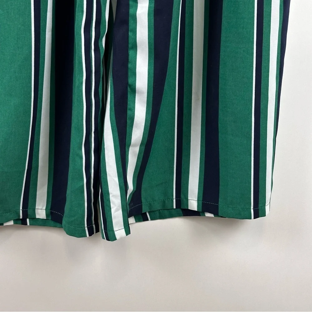 Forever 21 Women's Striped Belted Palazzo Pants - Picture 3 of 7